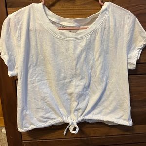 Aeropostale cropped draw string top
